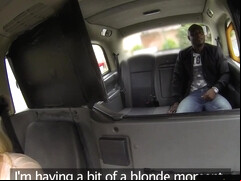 Busty english cabbie cockriding black dick